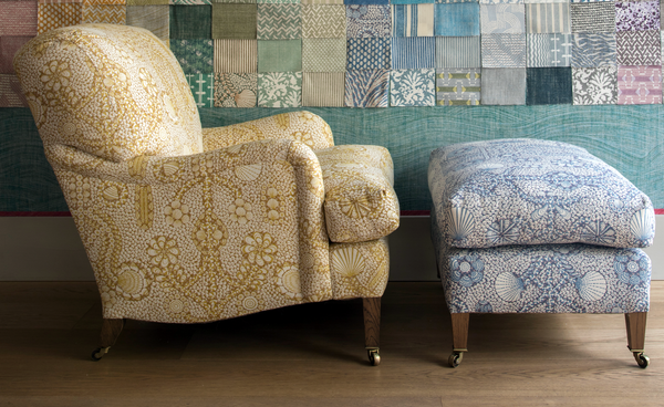 The Hampton Footstool Classic Footstool by Lorfords