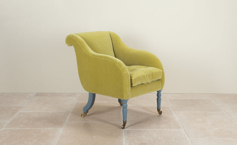 Ebury Armchair with painted legs