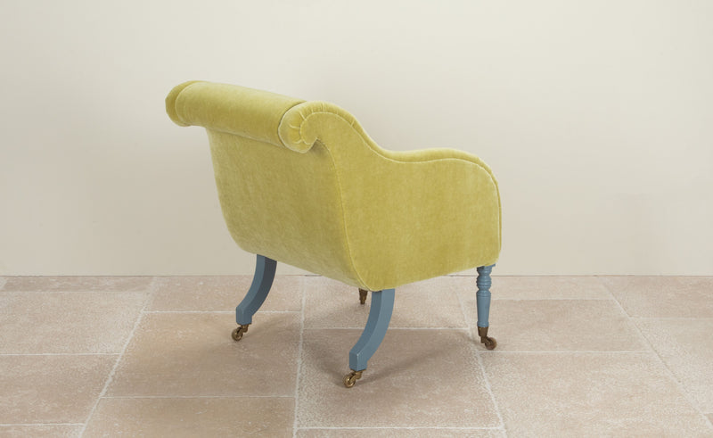 Ebury Armchair with painted legs