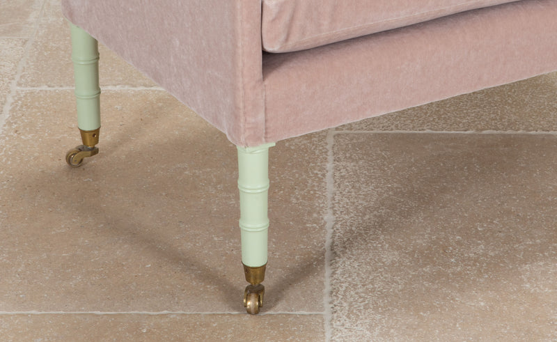 Brighton armchair with painted legs