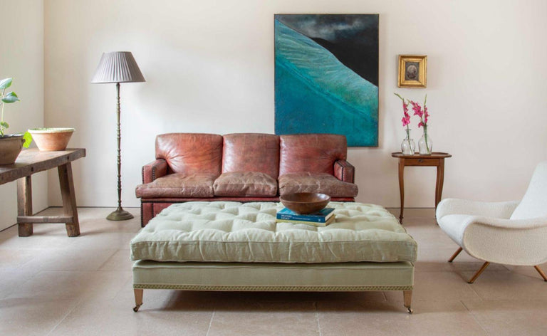 Albany Ottoman with buttons