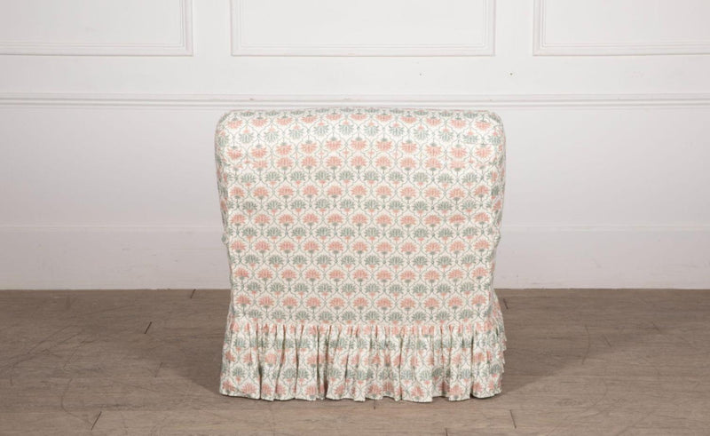 The Kingston Armchair | loose cover ruffled skirt
