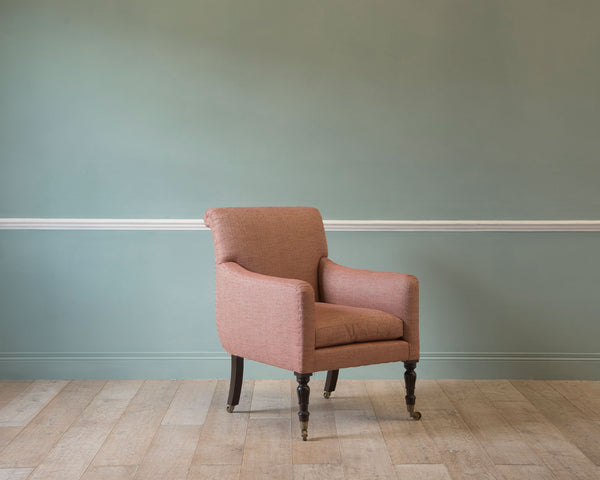 The Hanover armchair - A beautiful library chair with scroll back