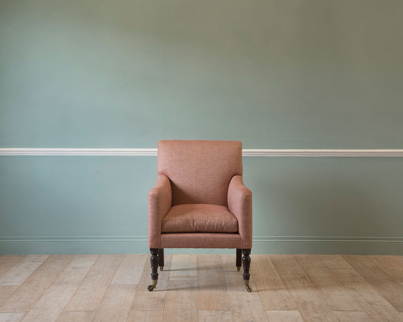 The Hanover armchair - A petite occasional chair with feather cushion