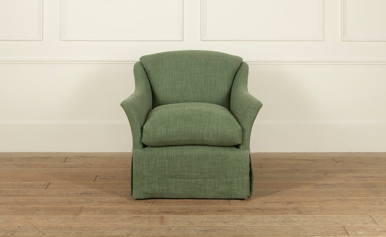 The Elmstead Downback Armchair - A traditionally upholstered chair